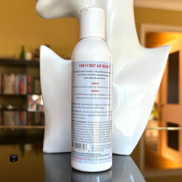 SEALED First Aid Beauty FAB Hydrating Toner Soothing Squalane + Oats Milky Toner - Picture 3 of 9